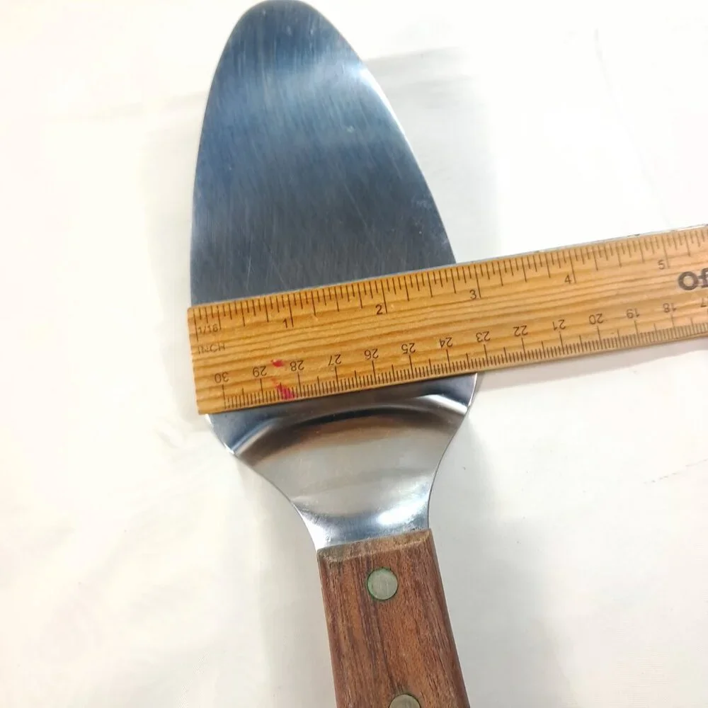 Dexter Poppin Fresh Pies Server Stainless Steel Restaurant Wooden Handle Vintage